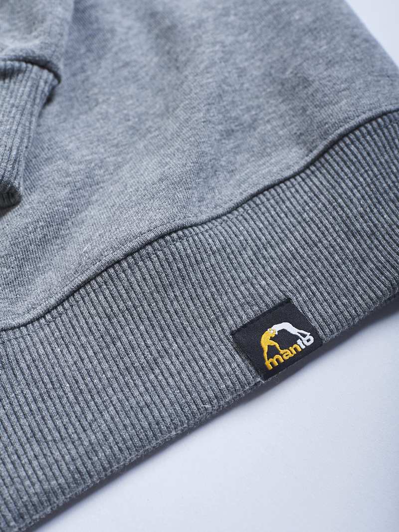 MANTO hoodie LOGO 2.0 - grey